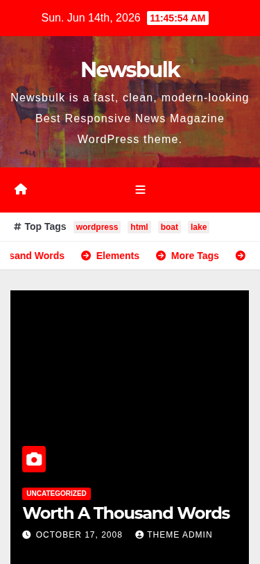 Мобильный вид — Newsbulk