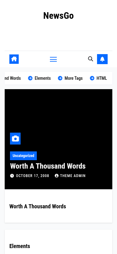 Мобильный вид — NewsGo