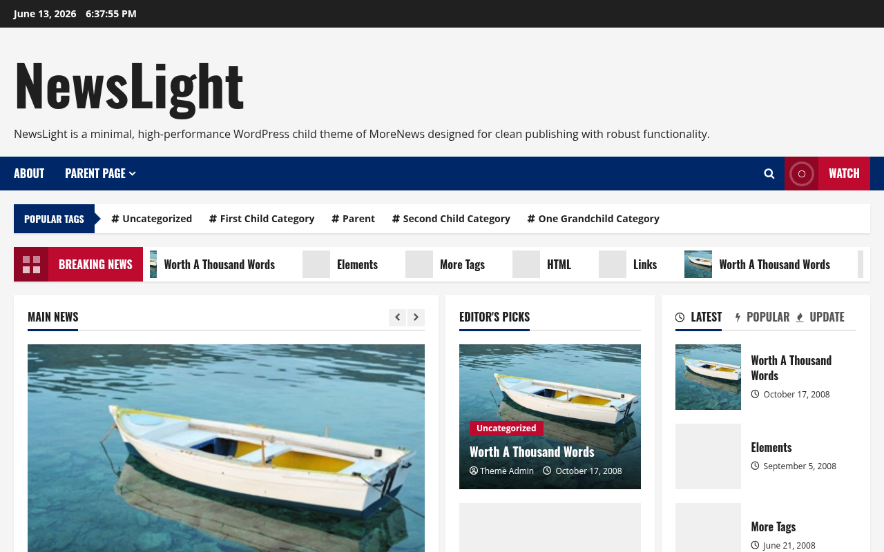 Десктоп — NewsLight