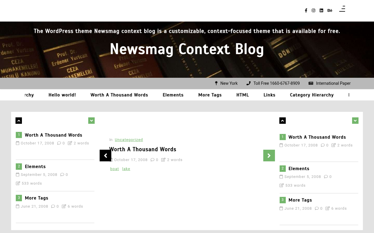 Десктоп — Newsmag Context Blog