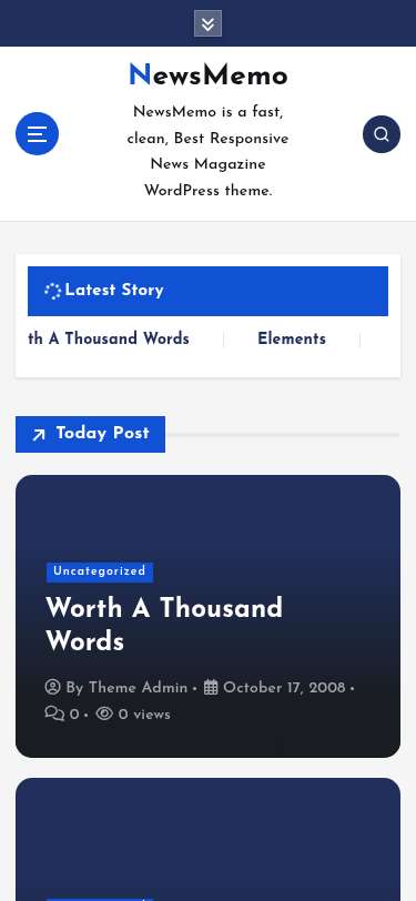 Мобильный вид — NewsMemo