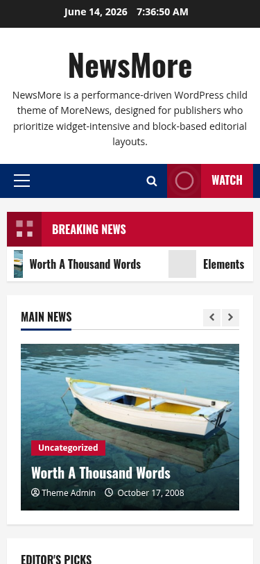 Мобильный вид — NewsMore