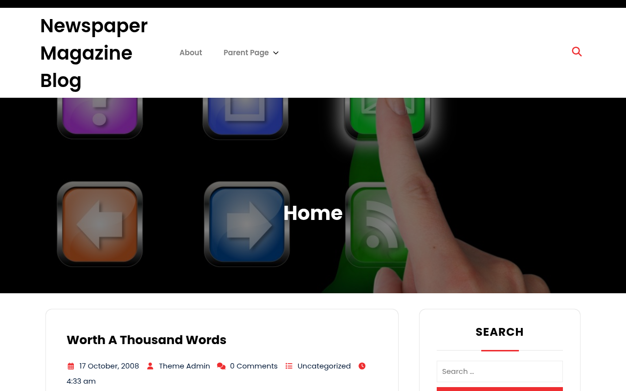 Десктоп — Newspaper Magazine Blog