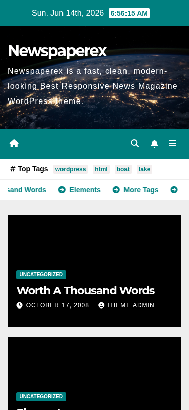 Мобильный вид — Newspaperex