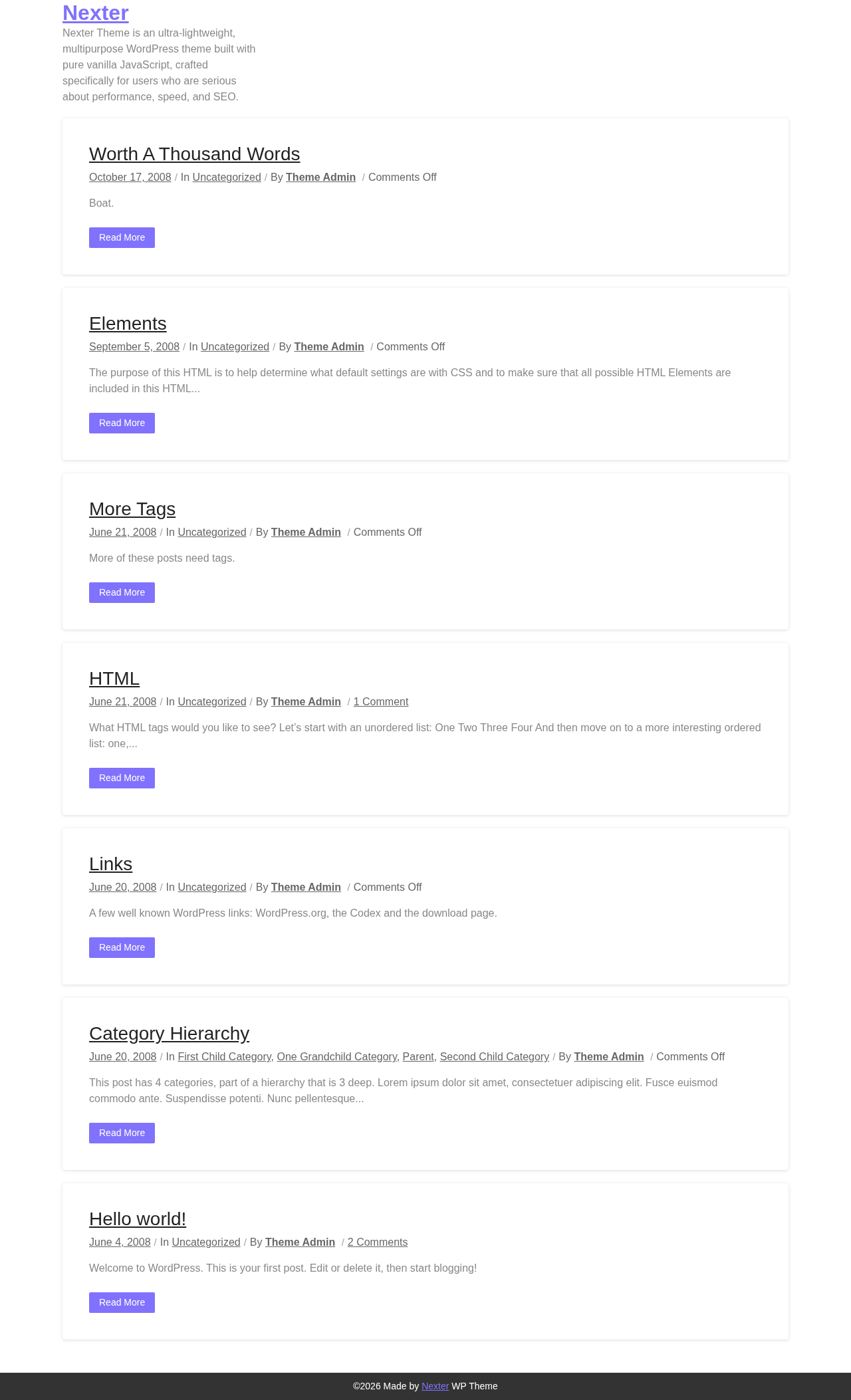 Десктоп (ниже) — Nexter