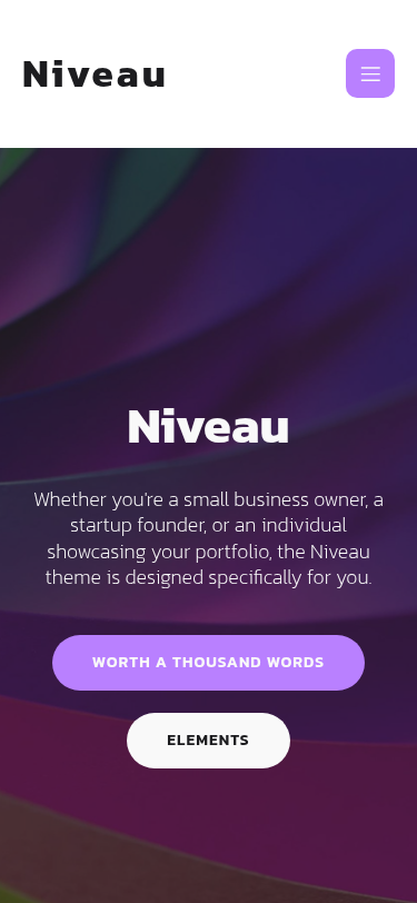 Мобильный вид — Niveau