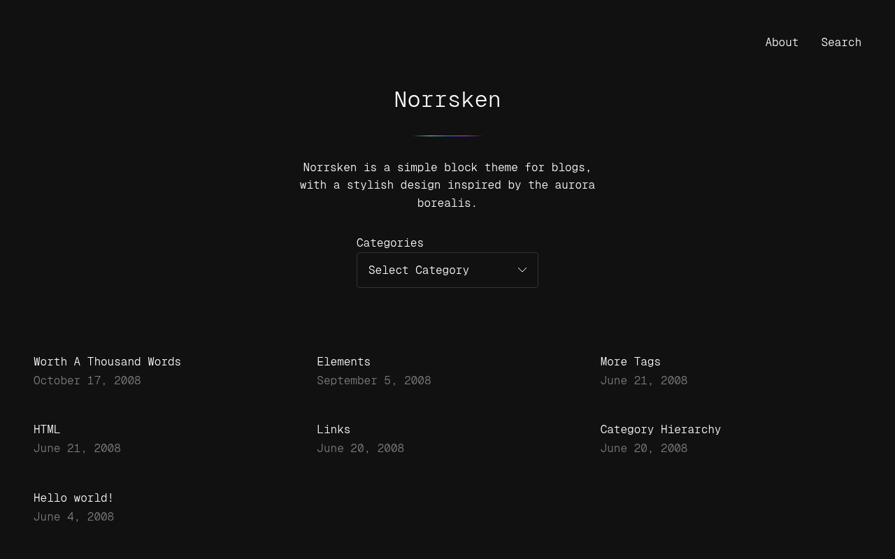 Десктоп — Norrsken