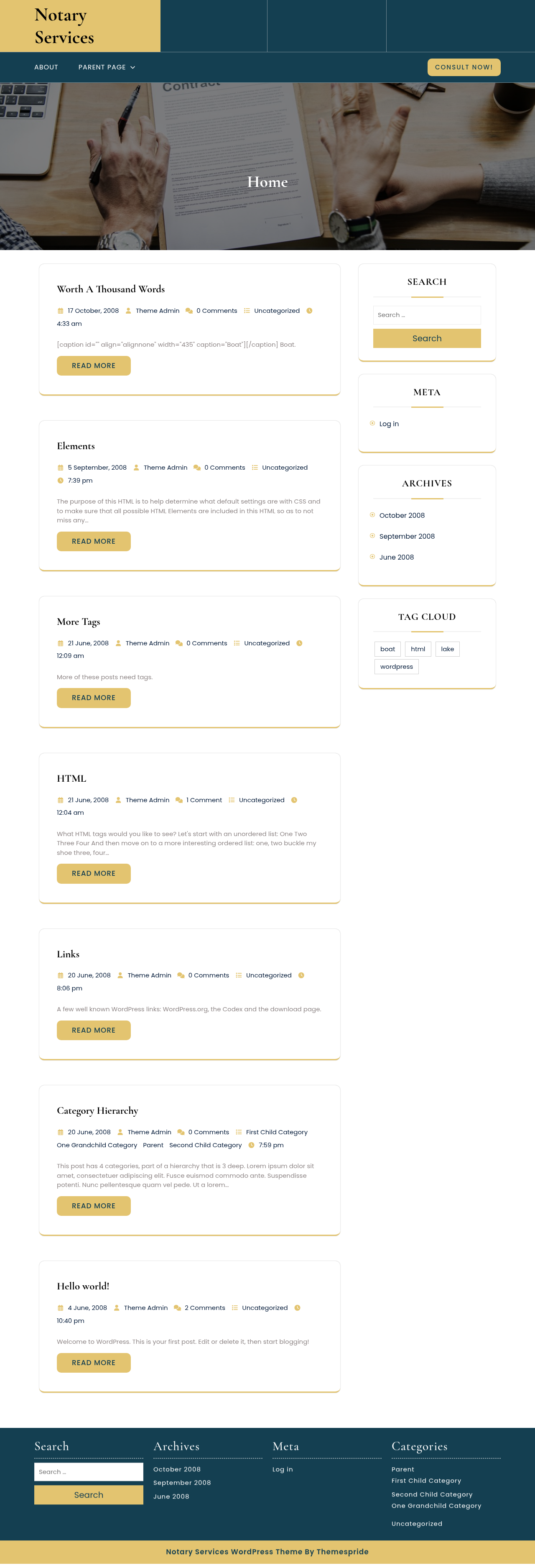 Десктоп (ниже) — Notary Services