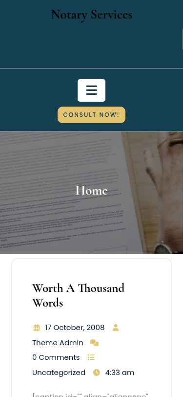 Мобильный вид — Notary Services
