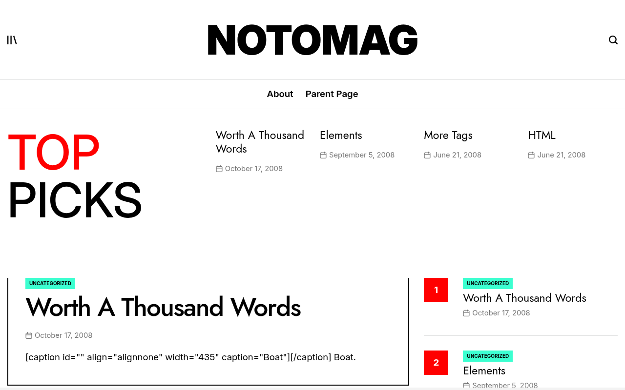 Десктоп — NotoMag