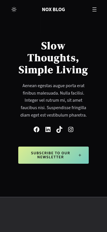 Мобильный вид — Nox Blog