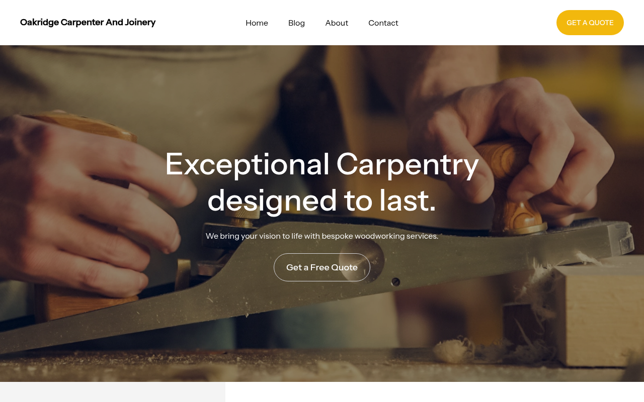 Десктоп — Oakridge Carpenter And Joinery