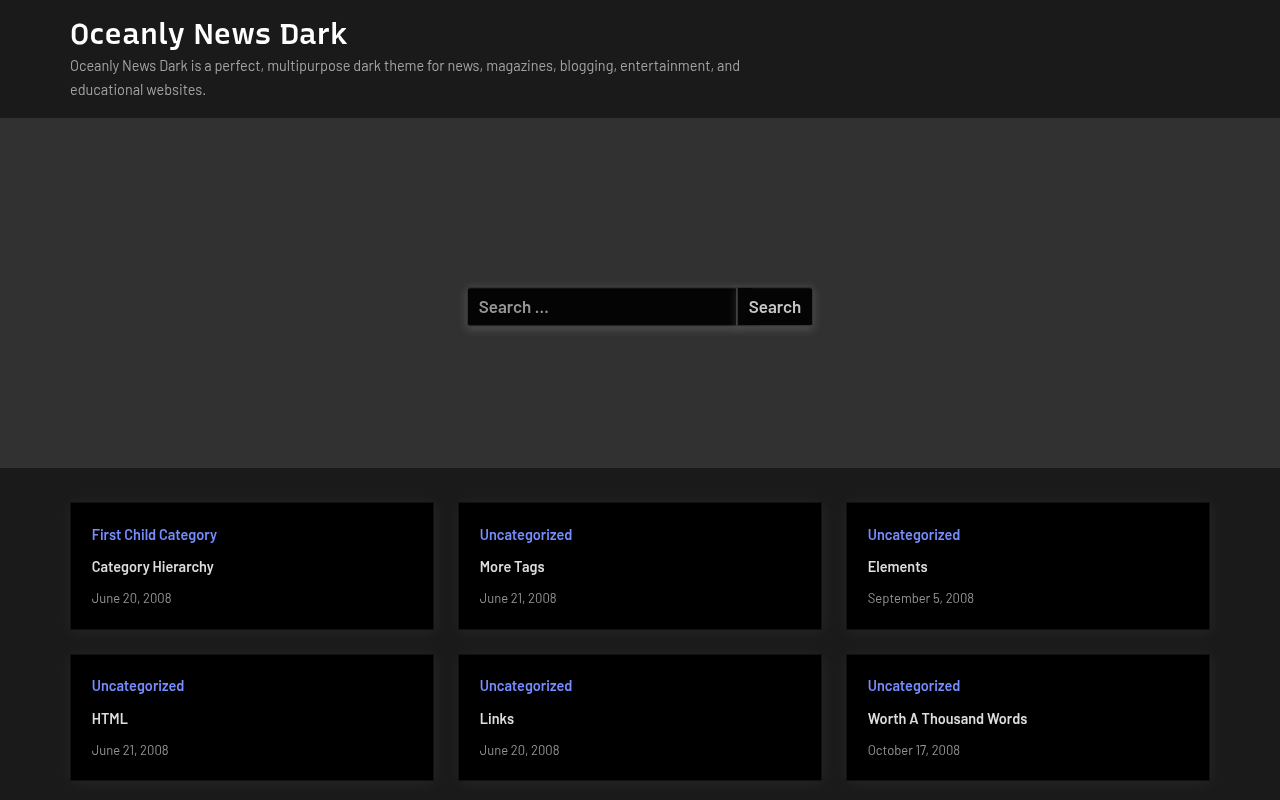 Десктоп — Oceanly News Dark