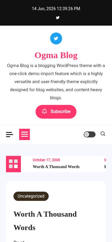 Мобильный вид — Ogma Blog