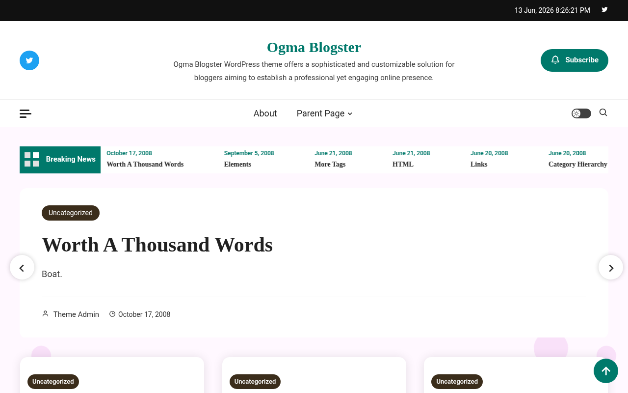 Десктоп — Ogma Blogster