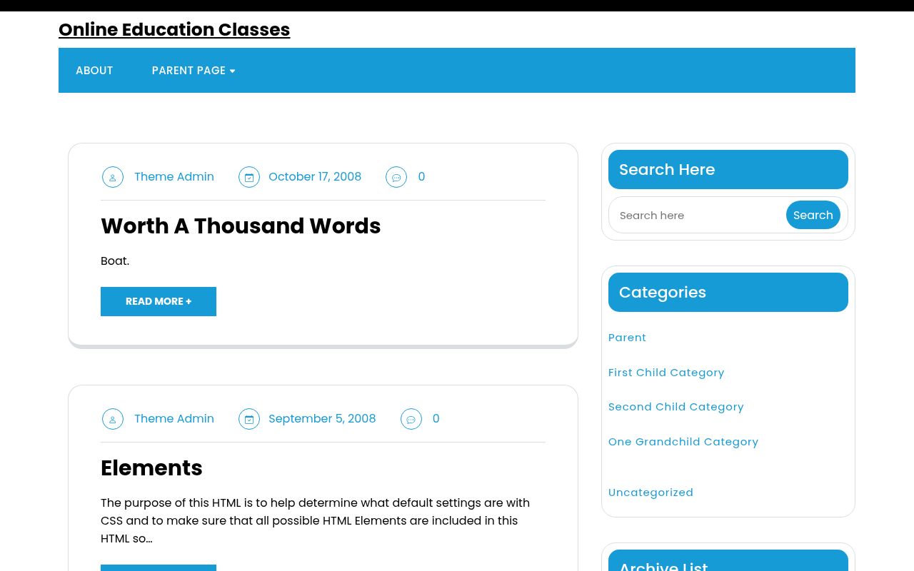 Десктоп — Online Education Classes