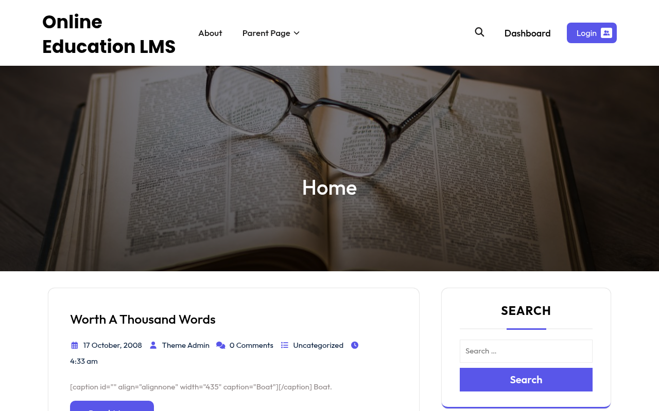 Десктоп — Online Education LMS