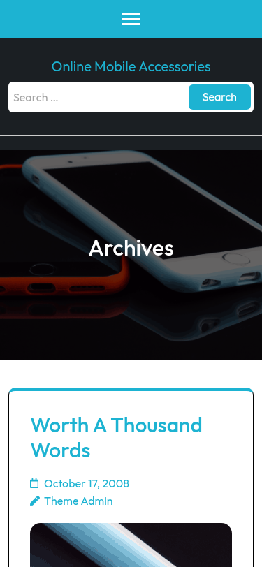 Мобильный вид — Online Mobile Accessories