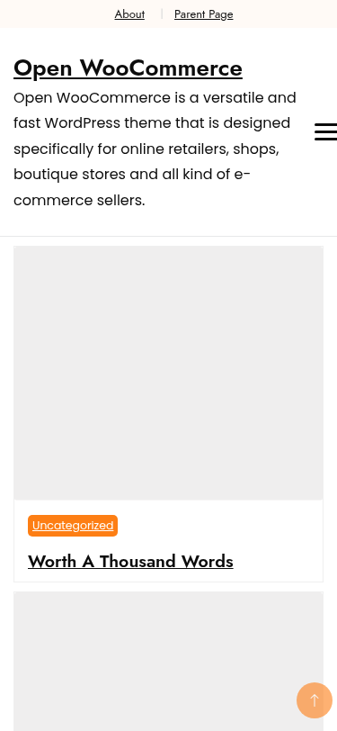 Мобильный вид — Open WooCommerce