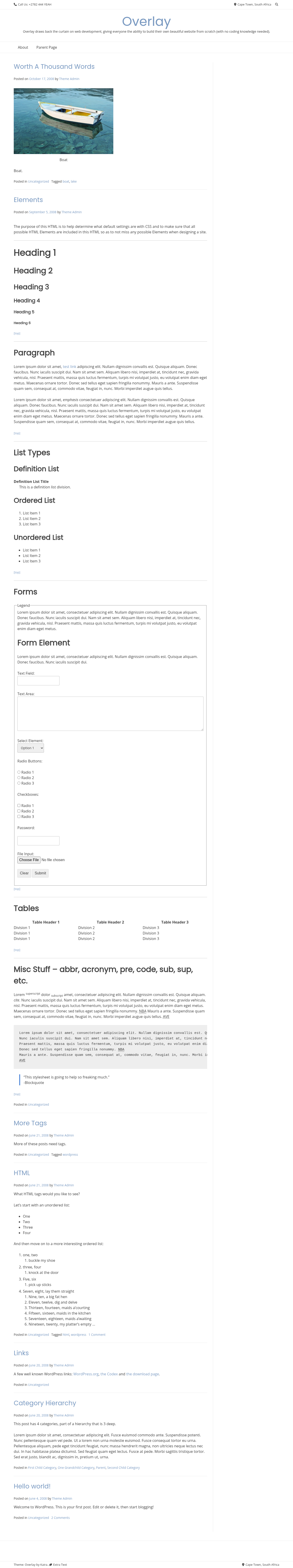 Десктоп (ниже) — Overlay