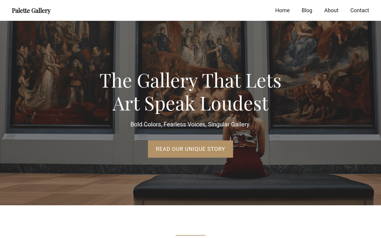 Десктоп — Palette Gallery
