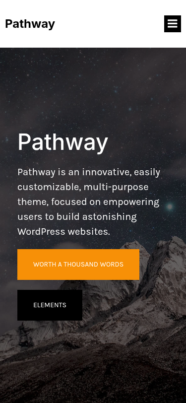 Мобильный вид — Pathway