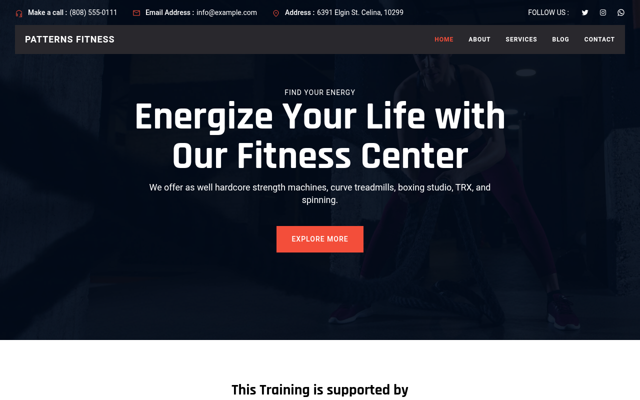 Десктоп — Patterns Fitness