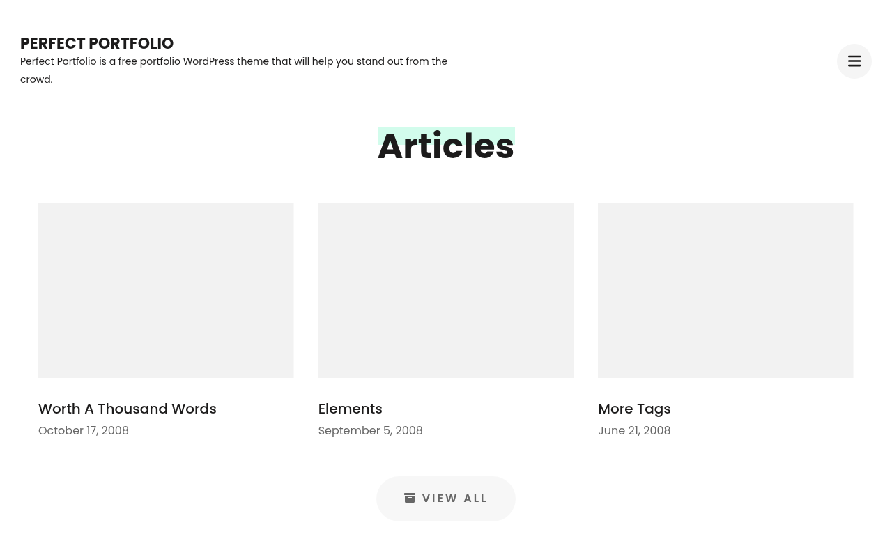 Десктоп — Perfect Portfolio