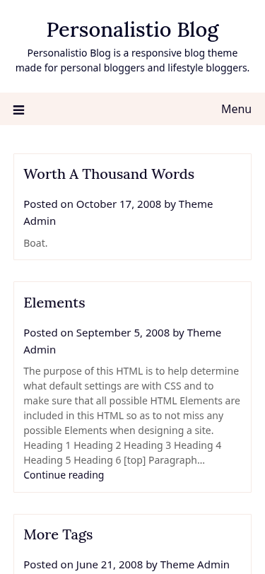 Мобильный вид — Personalistio Blog
