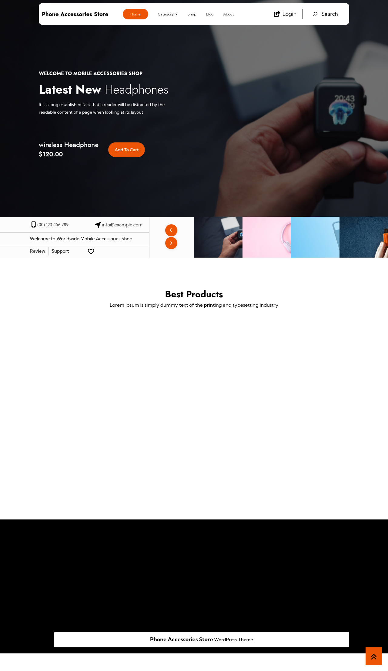 Десктоп (ниже) — Phone Accessories Store