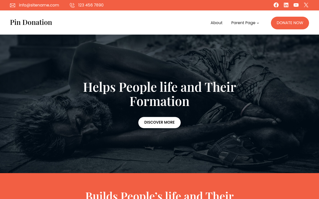 Десктоп — Pin Donation