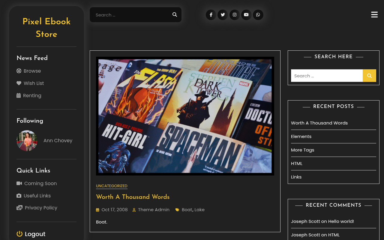 Десктоп — Pixel Ebook Store