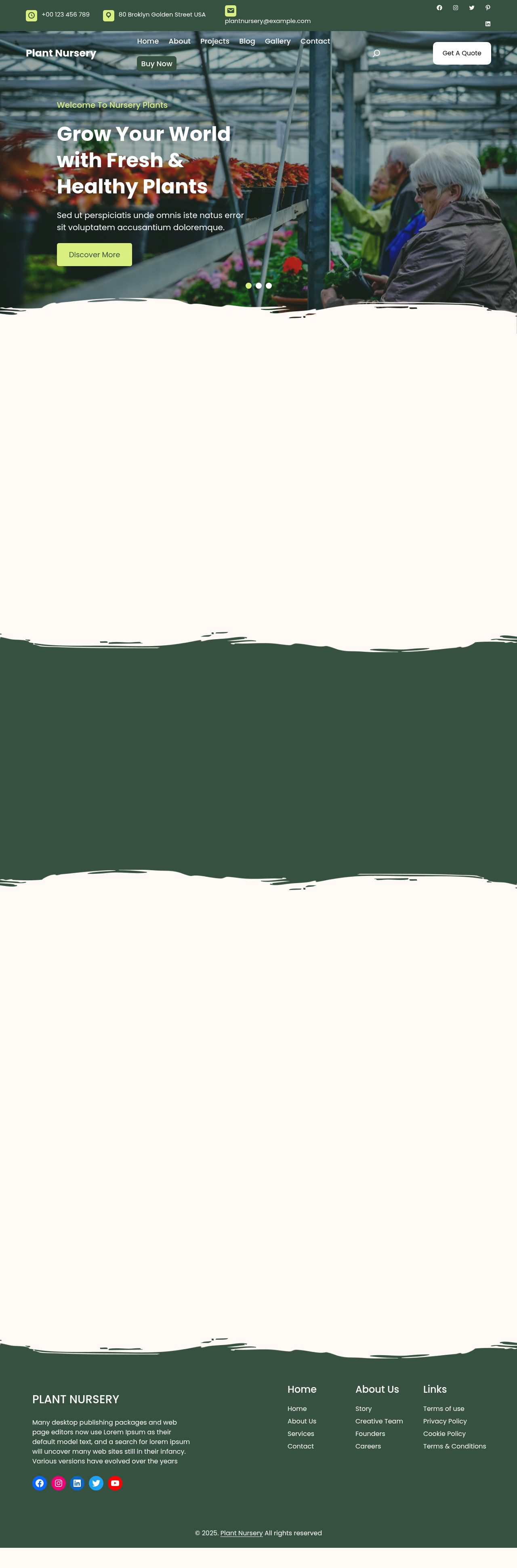 Десктоп (ниже) — Plant Nursery