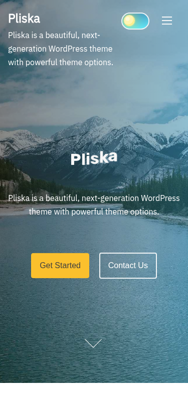 Мобильный вид — Pliska