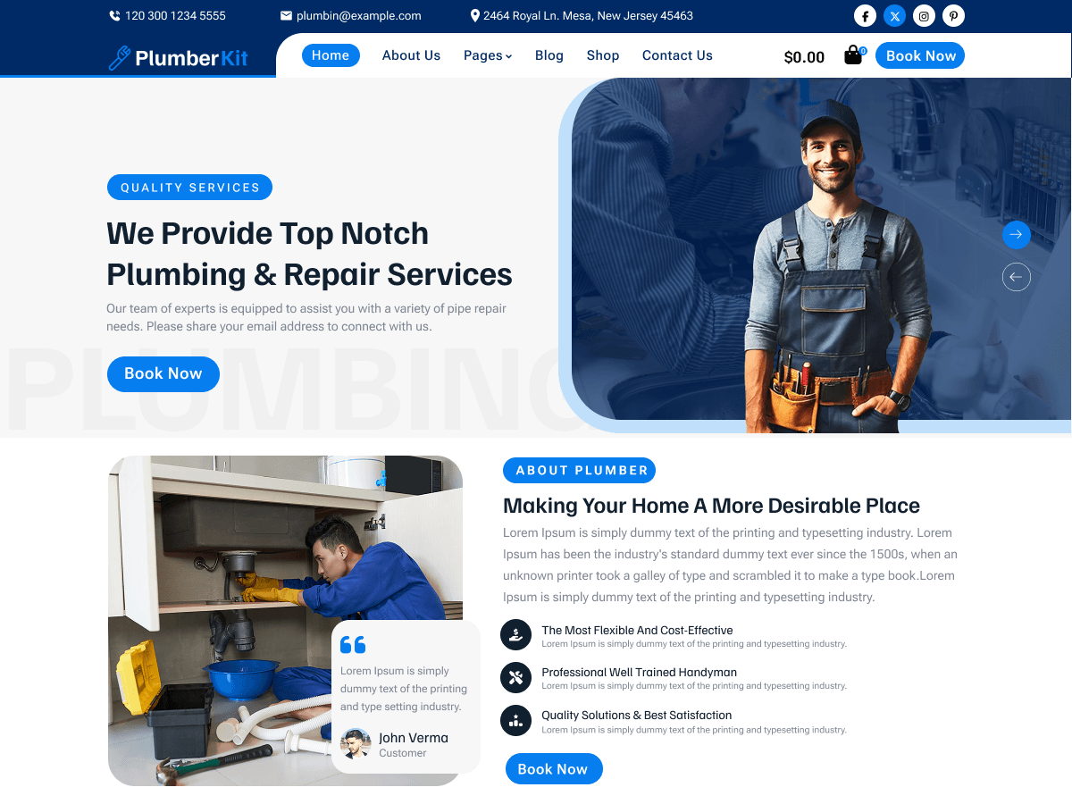 Plumbing Handyman