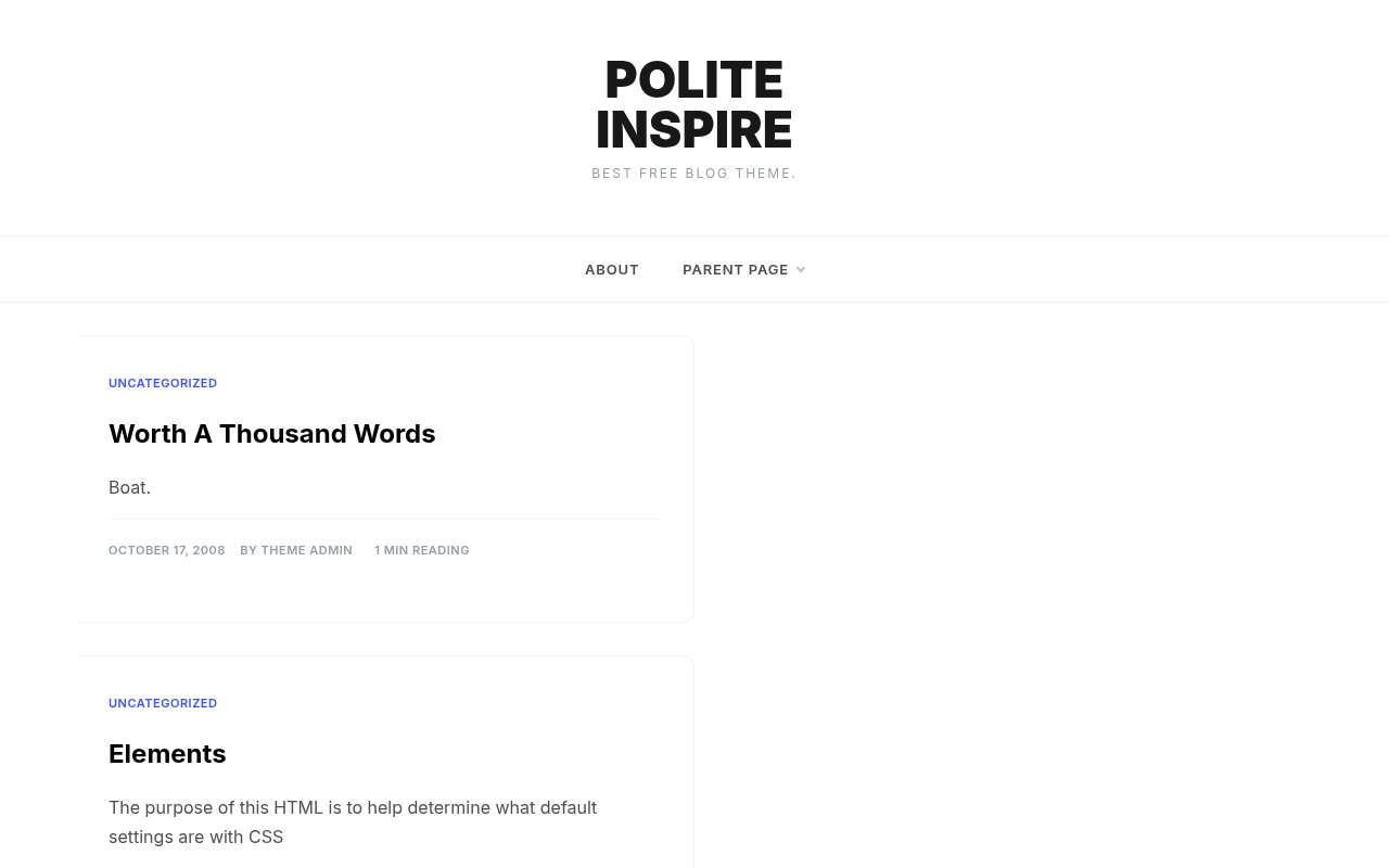 Десктоп — Polite Inspire