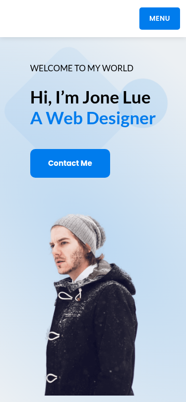 Мобильный вид — Portfolio Expert Lite