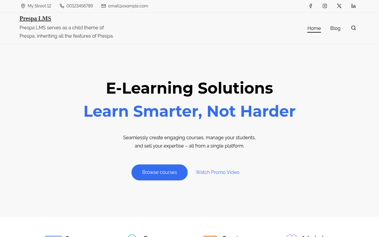 Десктоп — Prespa LMS