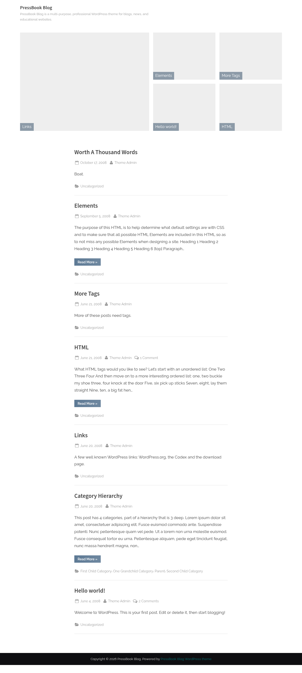 Десктоп (ниже) — PressBook Blog