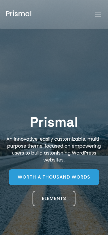 Мобильный вид — Prismal