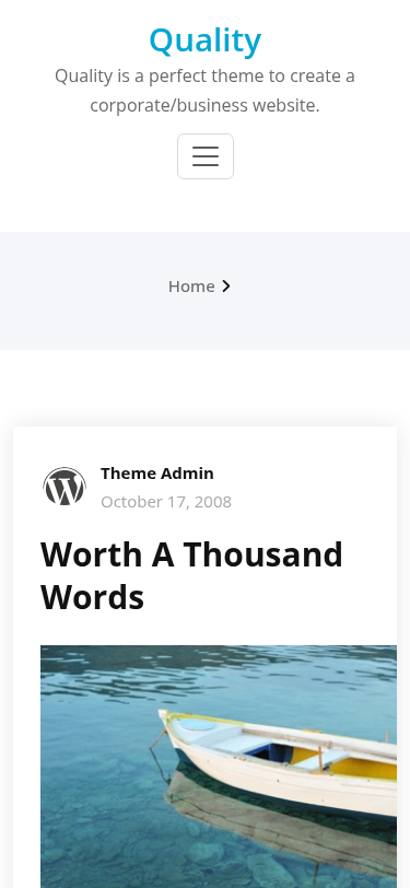 Мобильный вид — Quality