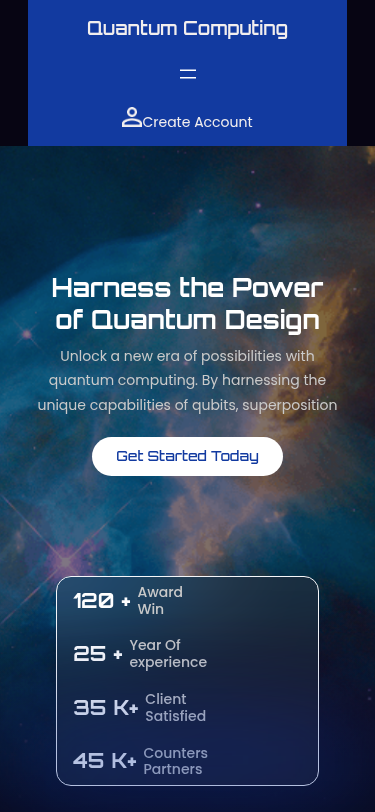 Мобильный вид — Quantum Computing