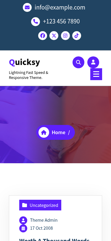 Мобильный вид — Quicksy