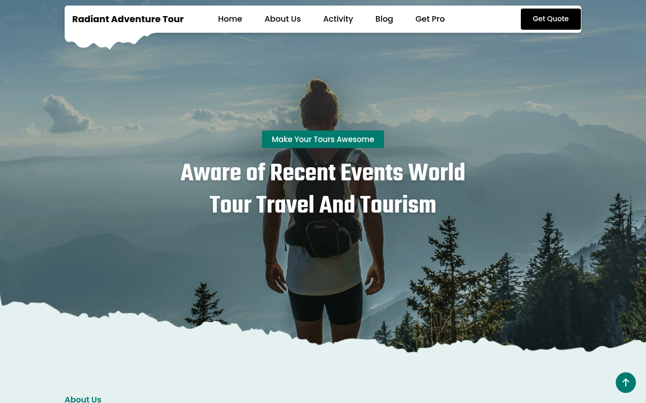 Десктоп — Radiant Adventure Tour