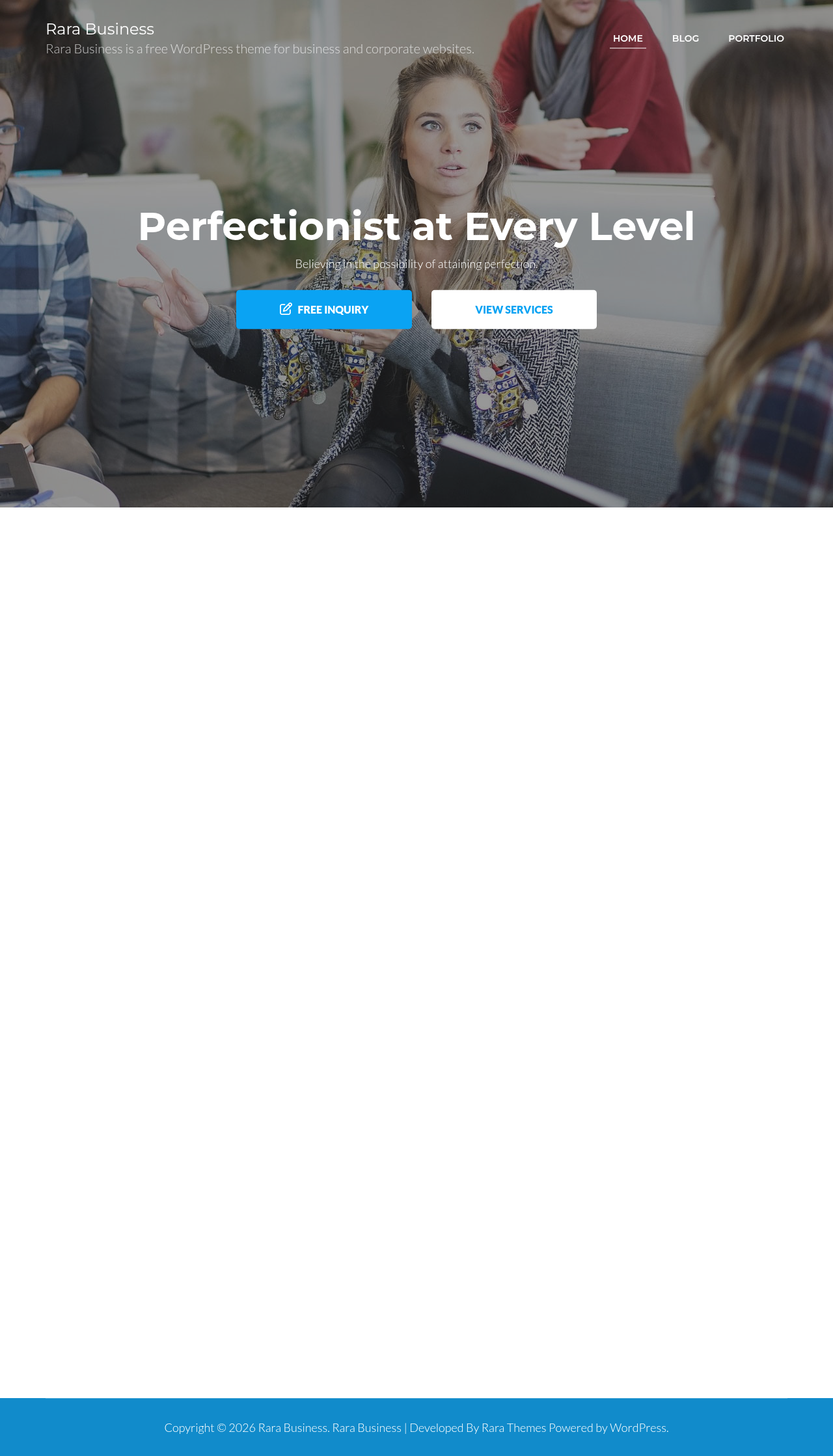 Десктоп (ниже) — Rara Business