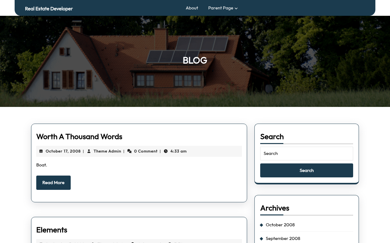 Десктоп — Real Estate Developer