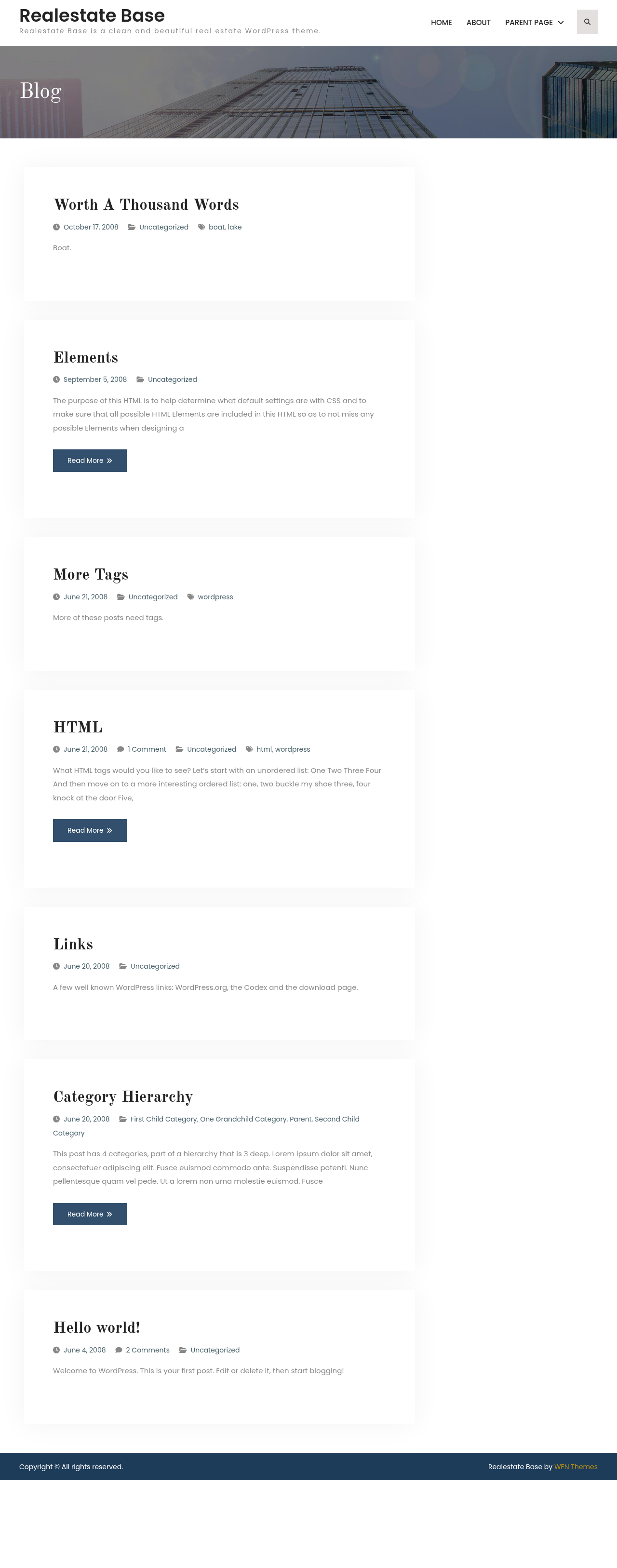 Десктоп (ниже) — Realestate Base