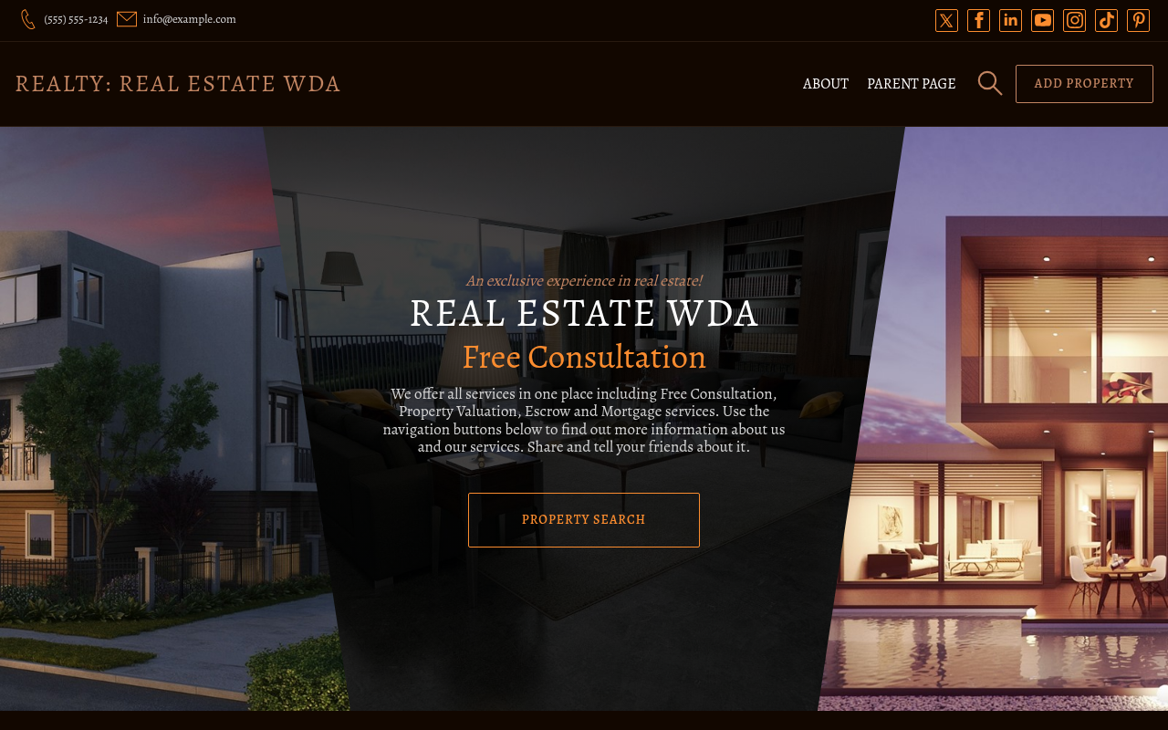 Десктоп — Realty: Real Estate WDA