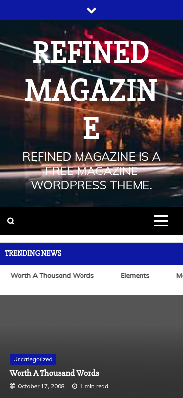 Мобильный вид — Refined Magazine
