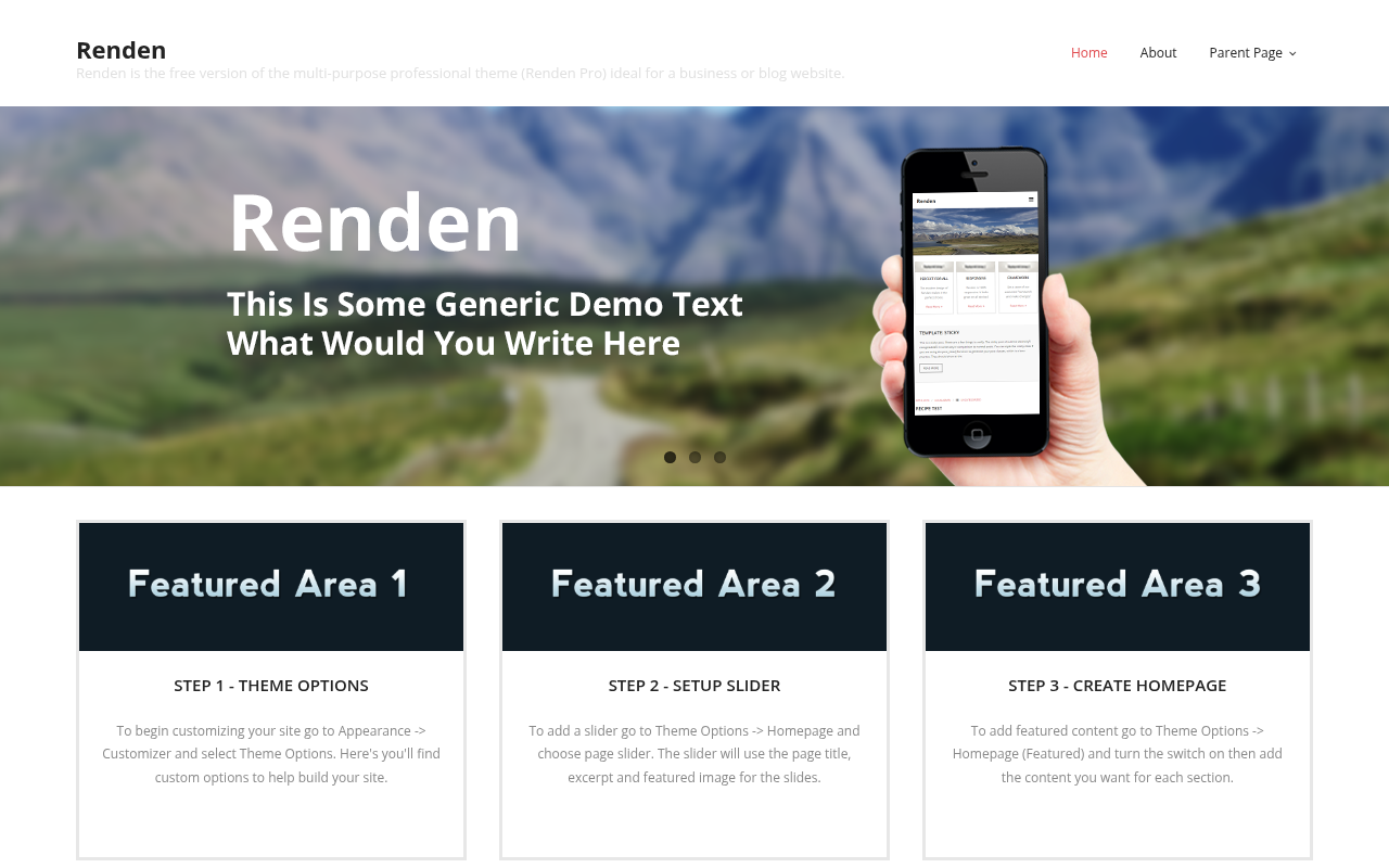 Десктоп — Renden